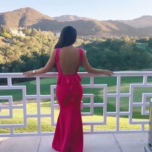 Hot Pink Windsor Gown